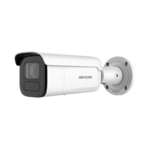 Bala IP 4 Megapixel / Lente Mot. 2.8 a 12 mm / 60 mts IR EXIR / Anticorroción / IK10 /  WDR 120 dB / PoE / Videoanaliticos (Filtro de Falsas Alarmas) / Ultra Baja Iluminación / Entrada y Salida de Audio y Alarmas