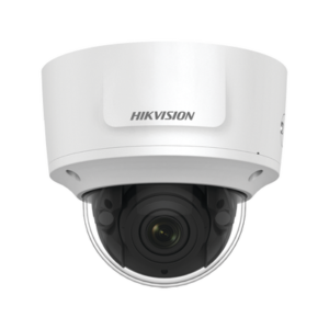 Domo IP 4 Megapixel / Lente Mot. 2.7 a 13.5 mm / 40 mts IR EXIR / Exterior IP66 / IK10 / WDR 120 dB / PoE / Audio y Alarmas / Videoanaliticos Integrados