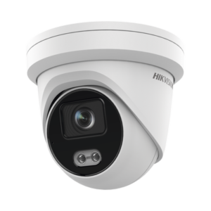 Turret IP 4 Megapixel / Imagen a color 24/7 / Lente 4 mm / Luz Blanca 40 mts / Exterior IP67 / Micrófono Integrado / WDR 120 dB / Audio y Alarma / Onvif