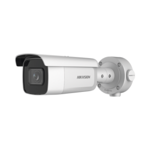 Bala IP 5 Megapixel / Lente Mot. 2.7 a 13.5 mm / 60 mts IR EXIR / Exterior IP67 / IK10 / WDR 120 dB / PoE + / Filtro de Falsas Alarmas / Videoanaliticos Integrados