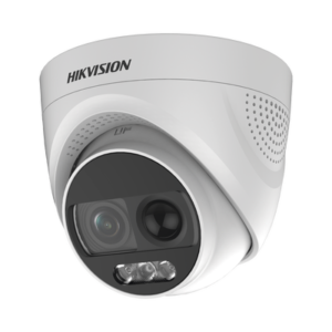 Domo TURBOHD 2 Megapixel (1080p) / Imagen a color 24/7 / Lente 2.8 mm / Luz Blanca 20 mts / Exterior IP67 / WDR 130dB / Sensor PIR / Salida de alarma