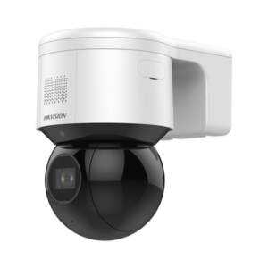 Domo PTZ IP 4 Megapixel / 4X Zoom Óptico / 50 mts IR EXIR / Luz Estroboscópica / Sirena Integrada / WDR 120 dB / PoE+ / IP66 / Ultra Baja Iluminación / Micrófono y Bocina Interconstruido / Micro SD