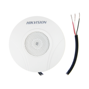 Micrófono Omnidireccional / Uso en Interior / Preamplificado para CCTV / Cancelación de Ruido Ambiental