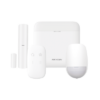 (AX PRO) KIT de Alarma AX PRO / Incluye: 1 Hub con bateria de respaldo / 1 Sensor PIR / 1 Contacto Magnético / 1 Control Remoto / WiFi / Compatible con Hik-Connect P2P