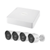 KIT IP 1080p / NVR de 4 Canales / 4 Cámaras IP Bala ColorVu