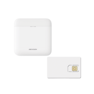 (AX PRO) KIT de Alarma AX PRO / Incluye: 1 Hub con batería de respaldo / 1 año de Servicio de Datos 600MB / Wi-Fi / 3G/4G / Compatible con Hik-Connect P2P