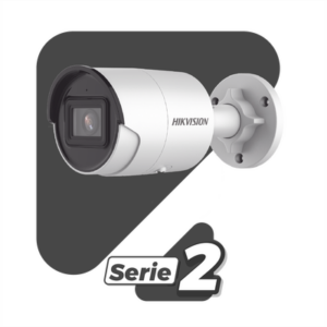 Bala IP 6 Megapixel / Lente 2.8 mm / 40 mts IR EXIR /Exterior IP67 / WDR 120 dB / PoE / Micrófono Integrado / Videoanaliticos (Filtro de Falsas Alarmas) / Metal / MicroSD / ONVIF / ACUSEARCH