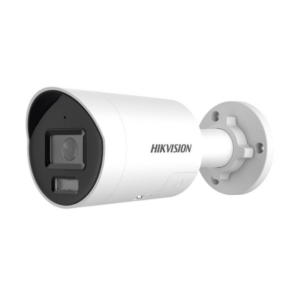 [Dual Light + ColorVu] Bala IP 8 Megapixel (4K) / Lente 2.8 mm / 40 mts IR + 40 mts Luz Blanca / Exterior IP67 / Luz Intermitente y Alerta de Audio / Micrófono Integrado / ACUSENSE (Filtro de Falsas Alarmas) / Metal / ACUSEARCH