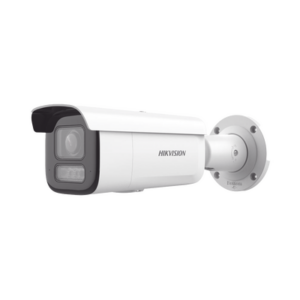 [Dual Light + 2 Micrófonos Integrados] Bala IP 4 Megapixel / Lente Mot. 2.8 a 12 mm / 60 mts Luz Blanca + 60 mts IR / ACUSENSE / Exterior IP67 / IK10 / WDR 120 dB / PoE+ / ONVIF / Alarmas I/O / Micro SD / Metal / ACUSEARCH