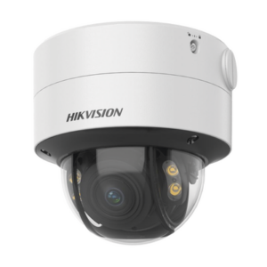 Domo IP 4 Megapixel  Lente 2.8 a 12 mm / Imagen a Color 24/7 (ColorVu) / 40 mts Luz Blanca / WDR 130 dB / Exterior IP67 / IK10 / Captura Facial / ACUSENSE / Micro SD / ACUSEARCH