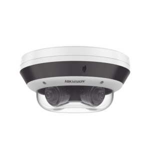 PanoVu Series / Vista Panorámica 360º / 4 Lentes Mot. 2.8 a 12 mm (4 Megapixel por Lente) / 16 Megapixel en Total / WDR 120 dB / DARKFIGHTER / Exterior IP67 / IK10 / PoE+ / 30 mts IR / Micro SD