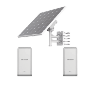 Kit Solar de Alimentación + 2 Puntos de Acceso (AP) / Panel Solar / Batería de Respaldo de Litio 360 Wh / 2 Salidas de 12 Vcd / Accesorios de Instalación / Uso en Exterior IP66