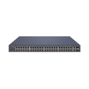 Switch PoE+ / Monitoreable / 48 Puertos 1000 Mbps PoE+ / 2 Puertos 1000 Mbps Uplink / 2 Puertos SFP / 470 Watts