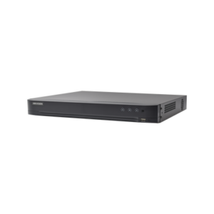 DVR 4 Megapixel / 16 Canales TURBOHD + 8 Canales IP / 1 Bahías de Disco Duro / 1 Canal de Audio / Salida de Vídeo en 4K