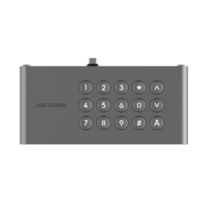 Módulo de Teclado para Frente de Calle IP DS-KD9633-WBE6 / Conexión USB-C / 15 Botones / IP65 / IK07