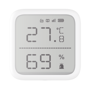 (AX PRO) Detector de Temperatura y Detector de Humedad Inalámbrico / 2.7″ de Tamaño / Uso en Interior / Rango de Detección desde  -35°C hasta 99°C