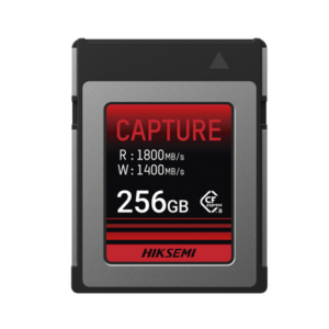 Memoria CFexpress tipo B / Clase 10 de 256 GB / Especializada para Cámaras de Fotografía y Video  / 1800 MB/s Lectura / 1400 MB/s Escritura