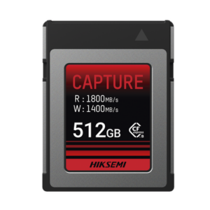 Memoria CFexpress tipo B / Clase 10 de 512 GB / Especializada para Cámaras de Fotografía y Video  / 1800 MB/s Lectura / 1700 MB/s Escritura