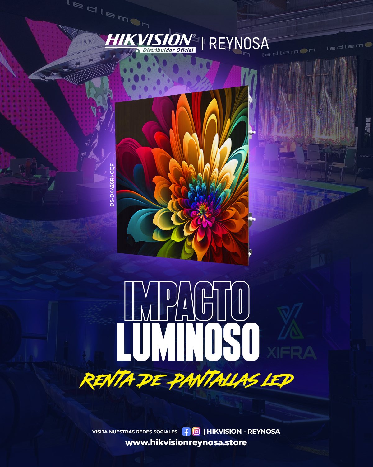 Pantallas de Renta Post Hikvision