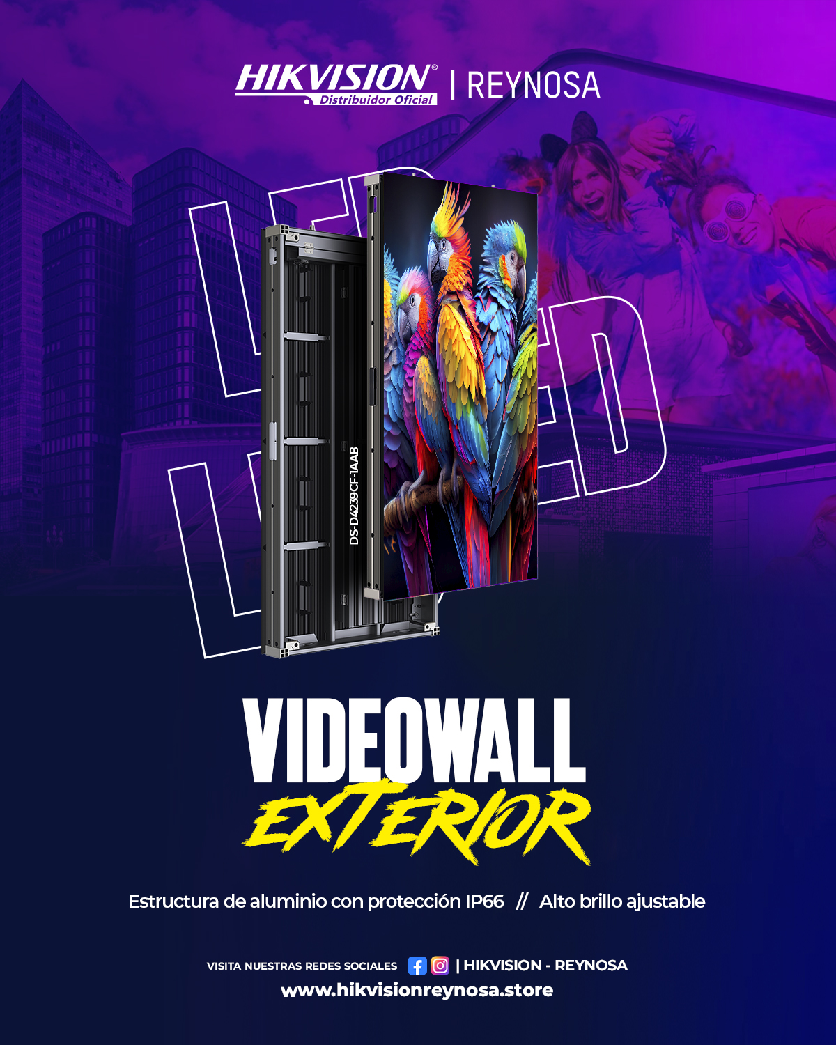 Videowall Exterior Post Hikvision